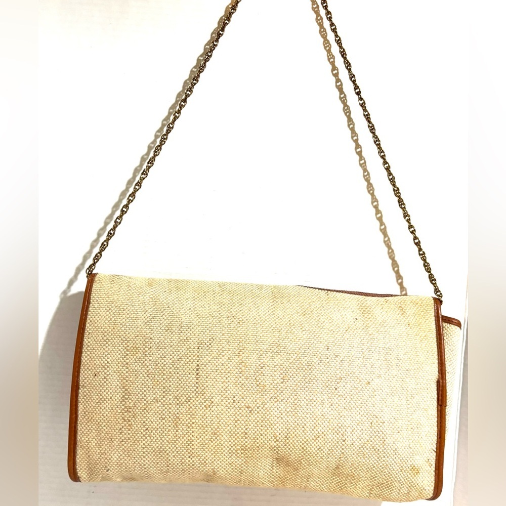 Vi Elegant Multicolor patchwork canvas/ leather C… - image 2